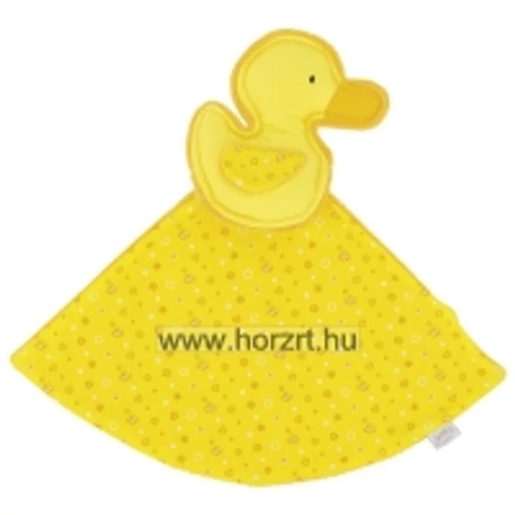Állatos nyálkendő, kacsa,sárga-Goki
