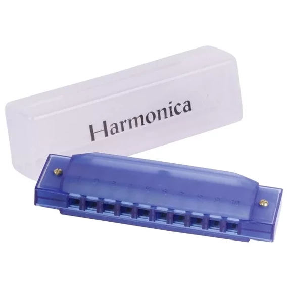 Szájharmonika, műanyag -játékhangszer- GOKI