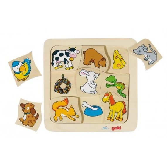 Ki mit eszik? Puzzle - Goki