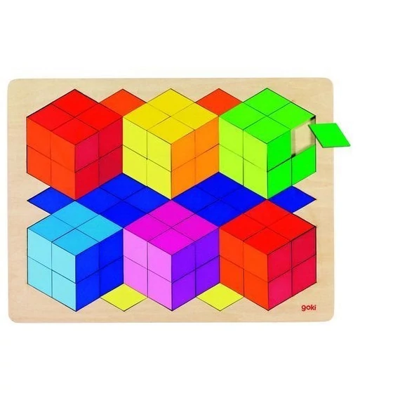 Kockák Puzzle - Goki