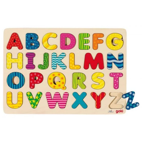 Színes ABC puzzle - GOKI