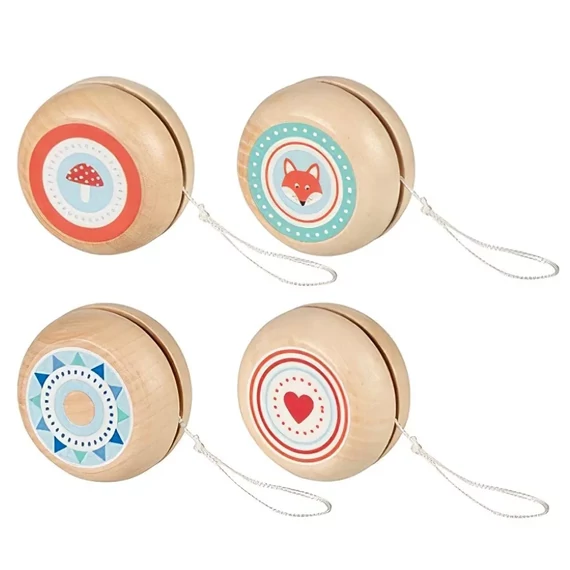 Yo-Yo natúr, mintás-ügyességi játék-Goki-1 db