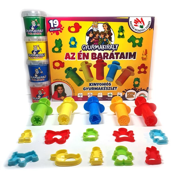 AZ ÉN BARÁTAIM-gyurmakészlet-kreatív játék-Gyurmakirály