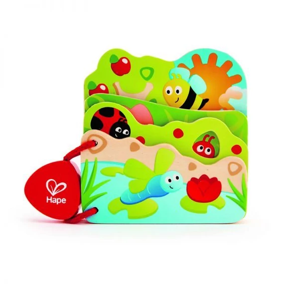 Hape Első Könyvem-Bogarak könyv babáknak