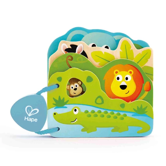 Hape Első könyvem-Vadállatok - 10hó+