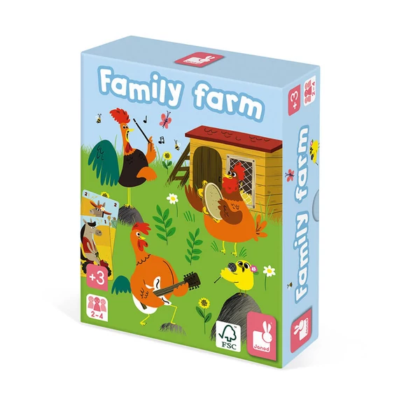 JANOD HAPPY FAMILIES FARM CSALÁDI MEMÓRIAJÁTÉK