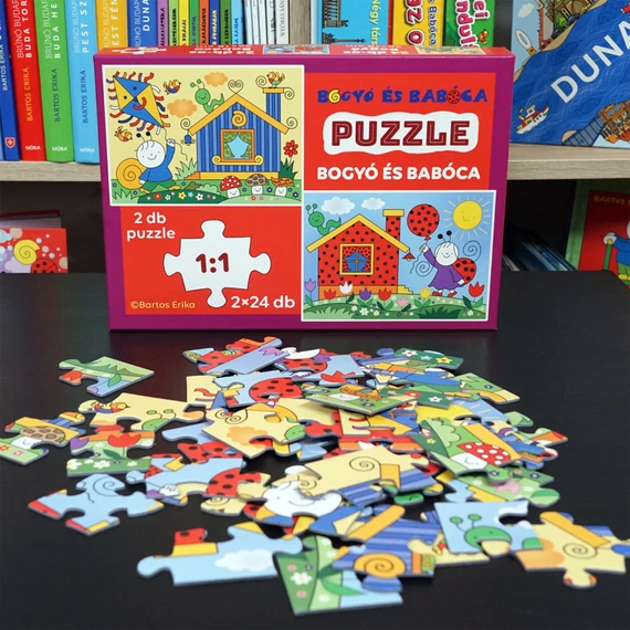 Puzzle Bogyó és Babóca-2x25 db-készségfejlesztő játék