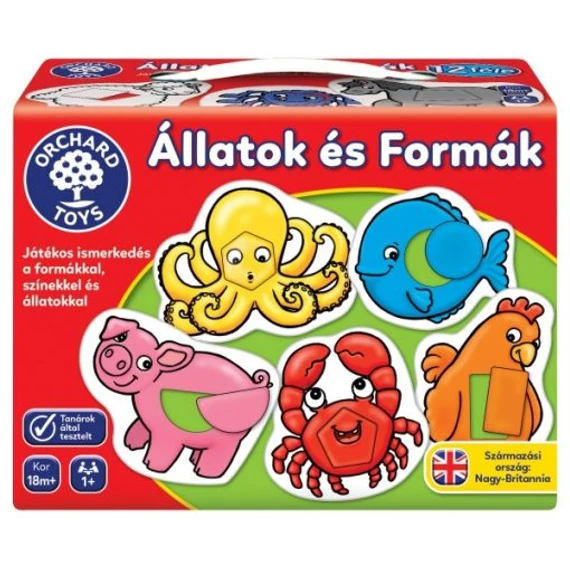 Állatok és alakzatok - Formakereső / Állatok és formák (Animal Shapes), ORCHARD