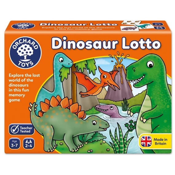 Dinoszaurusz lottó játék (Dinosaur Lotto), ORCHARD