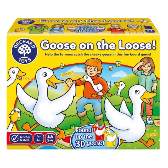 Elszabadult libák, társasjáték (Goose on the Loose), ORCHARD TOYS