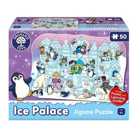 Jégpalota puzzle, 50 db-os (Ice Palace), ORCHARD TOYS-készségfejlesztő játék