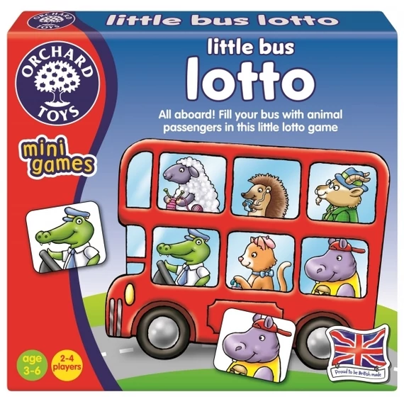 Kisbusz lottó-társasjáték-Orchard