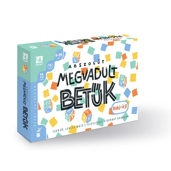 ABSZOLÚT MEGVADULT BETŰK - TÁRSASJÁTÉK-Pagony