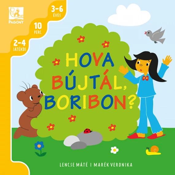 HOVÁ BÚJTÁL, BORIBON? - TÁRSASJÁTÉK-Pagony