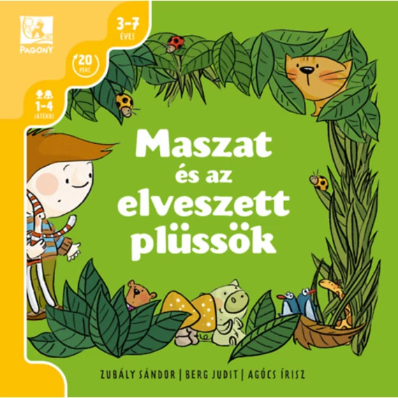 MASZAT ÉS AZ ELVESZETT PLÜSSÖK - TÁRSASJÁTÉK-Pagony