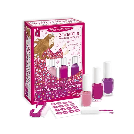 Manikűr készlet, kicsi,pink - kreatív játék-Sentosphére
