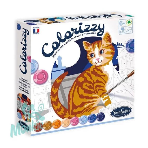 Számos kifestő, macskák, Colorizzy, Sentosphére-kreatív játék