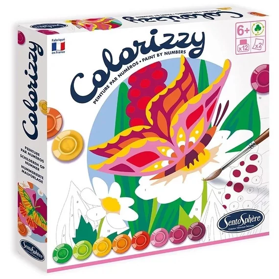 Számos kifestő, lepkék, Colorizzy, Sentosphére-kreatív játék