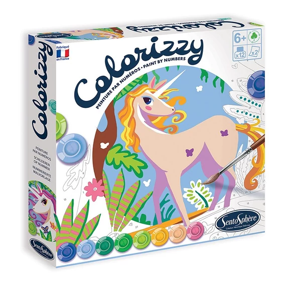 Számos kifestő, unikornisok, Colorizzy, Sentosphere-kreatív játék