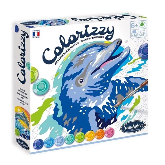 Számos kifestő, delfinek, Colorizzy, Sentosphére-kreatív játék