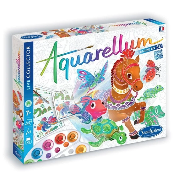 Aquarellum, kifestő 7 képes, 3D - Sentosphere-kreatív játék